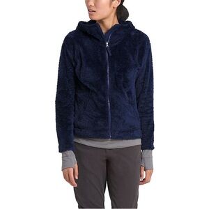 The North Face Blue Furry Fleece Zip Jacket